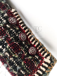 CHANEL 15A Maroon Wine Red Braid Trimming Wool Tweed Jacket 34 シャネル ワインレッド ブレイドトリミング ウール ツイード ジャケット 即発