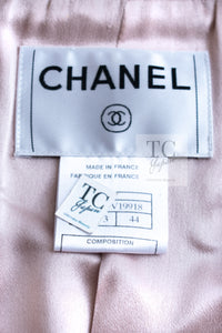 CHANEL 07C Pink Beige Multi Mohair Wool Tweed Jacket 40 42 シャネル ピンク ベージュ マルチカラー モヘア ウール ツイード ジャケット 即発