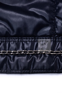 CHANEL 12S Navy Nylon Zipper Blouson Jacket CC Button 34 36 シャネル ネイビー ナイロン ジッパー ブルゾン ジャケット ココボタン 即発