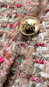 CHANEL 04A Beige Multi Color Lesage Tweed Jacket 38 シャネル ベージュ マルチカラー ルサージュ ツイード ジャケット 即発