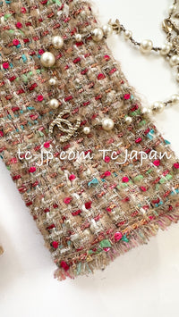 CHANEL 04A Beige Multi Color Lesage Tweed Jacket 38 シャネル ベージュ マルチカラー ルサージュ ツイード ジャケット 即発