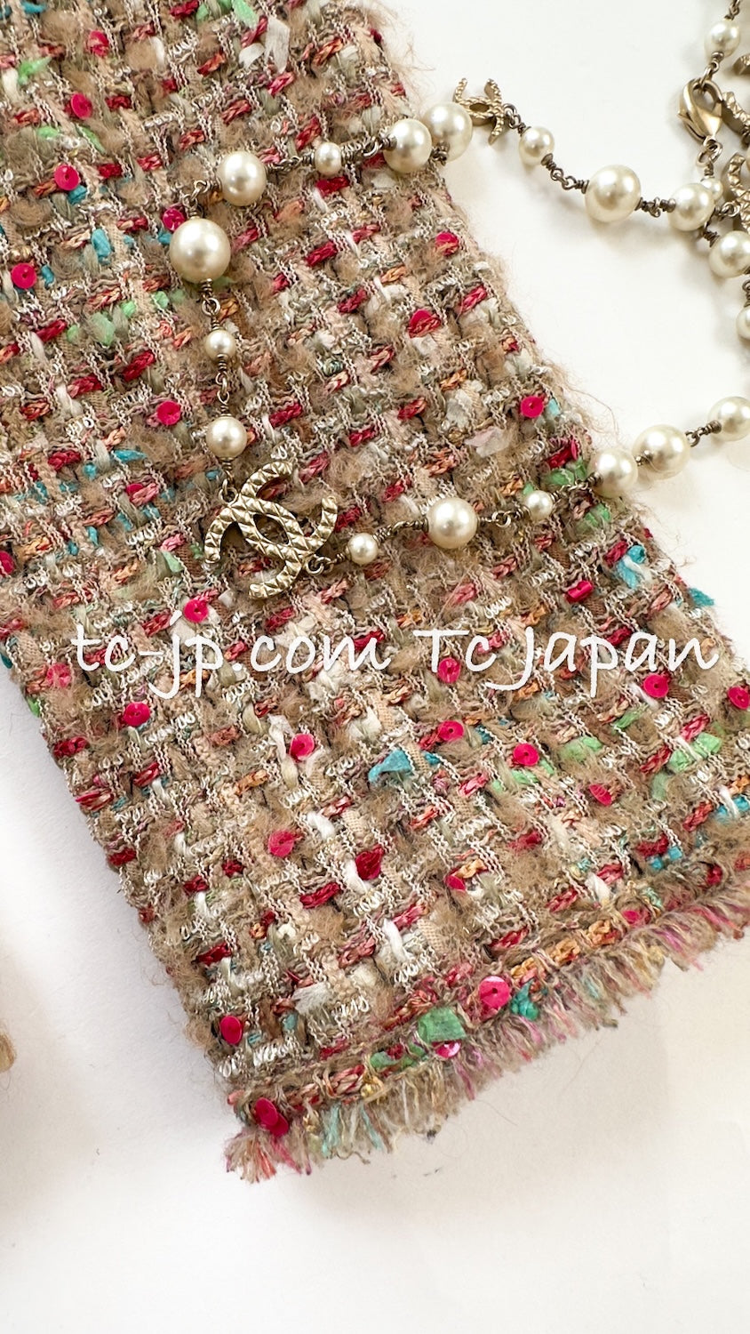 CHANEL 04A Beige Multi Color Lesage Tweed Jacket 38 シャネル ベージュ マルチカラー ルサージュ ツイード ジャケット 即発