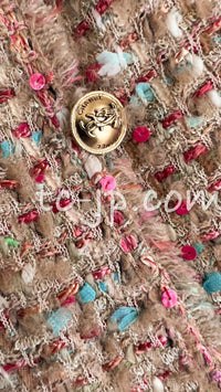 CHANEL 04A Beige Multi Color Lesage Tweed Jacket 38 シャネル ベージュ マルチカラー ルサージュ ツイード ジャケット 即発
