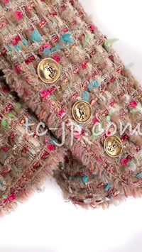 CHANEL 04A Beige Multi Color Lesage Tweed Jacket 38 シャネル ベージュ マルチカラー ルサージュ ツイード ジャケット 即発
