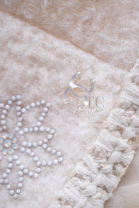 CHANEL 15PF Ivory Wool Mohair Beaded Rhinestone Jacket 36 38 シャネル アイボリー ウール モヘア ビーズ ラインストーン ジャケット 即発