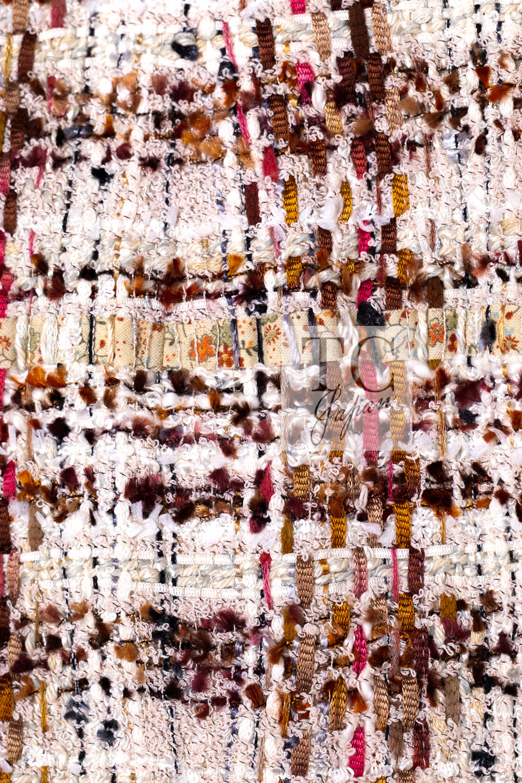 CHANEL 06S Red Brown Multi Tweed Jacket 38 40 シャネル レッド ブラウン マルチカラー ツイード ジャケット 即発