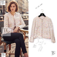 CHANEL 04A Ivory Multi Zipper Wool Tweed Jacket 38 シャネル アイボリー マルチ ジッパー ウール ツイード ジャケット 即発