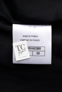 CHANEL 18A Black White Tweed Jacket 38 シャネル ブラック ホワイト ツイード ジャケット 即発