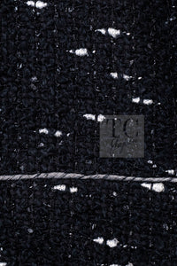 CHANEL 18A Black White Tweed Jacket 38 シャネル ブラック ホワイト ツイード ジャケット 即発