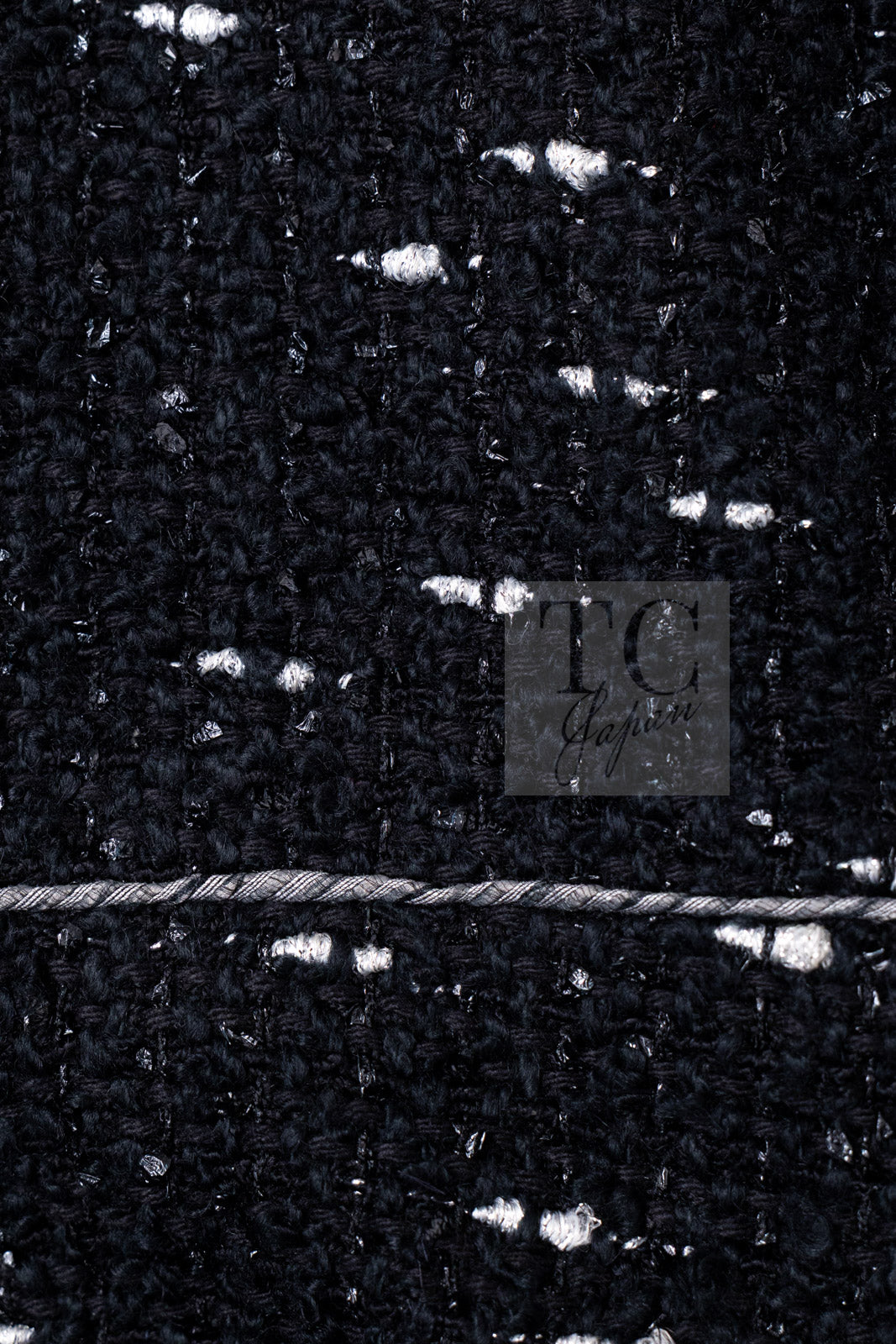 CHANEL 18A Black White Tweed Jacket 38 シャネル ブラック ホワイト ツイード ジャケット 即発