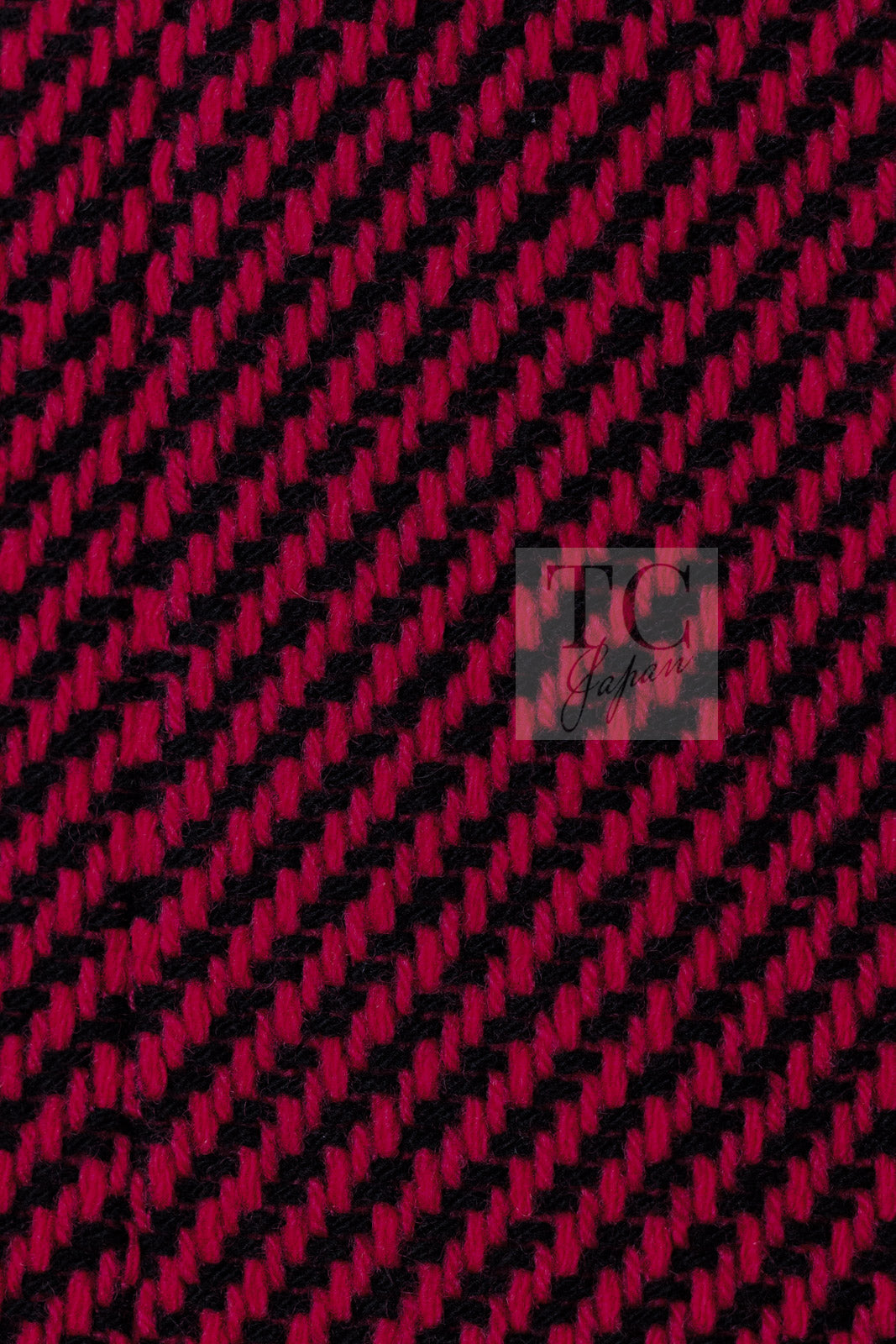 CHANEL 20PF Red Black Wool Cashmere V Neck Tweed Jacket 38 シャネル レッド ブラック ウール カシミヤ ツイード ジャケット 即発