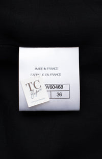 CHANEL 20PF Red Black Wool Cashmere V Neck Tweed Jacket 38 シャネル レッド ブラック ウール カシミヤ ツイード ジャケット 即発