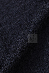 CHANEL 09C Black Jewel Embellished Mesh Lesage Tweed Cardigan Jacket Tops 34 36 シャネル ブラック ジュエリー ビーズ メッシュレース カーディガン ジャケット トップス 即発 - TC JAPAN