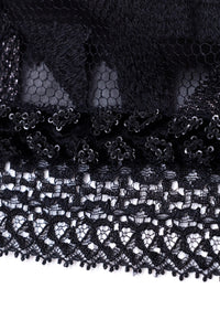 CHANEL 09C Black Jewel Embellished Mesh Lesage Tweed Cardigan Jacket Tops 34 36 シャネル ブラック ジュエリー ビーズ メッシュレース カーディガン ジャケット トップス 即発 - TC JAPAN