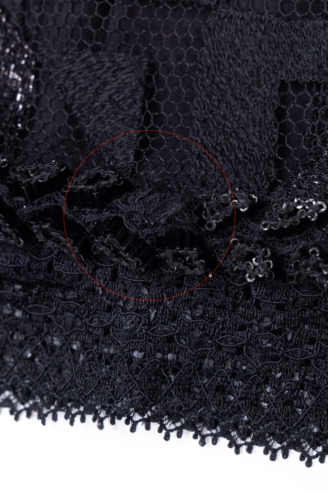 CHANEL 09C Black Jewel Embellished Mesh Lesage Tweed Cardigan Jacket Tops 34 36 シャネル ブラック ジュエリー ビーズ メッシュレース カーディガン ジャケット トップス 即発 - TC JAPAN