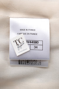 CHANEL 18S White Blue Meatalic Collarless Tweed Jacket 34 36 シャネル ホワイト ブルー ラメ ノーカラー ツイード ジャケット 即発