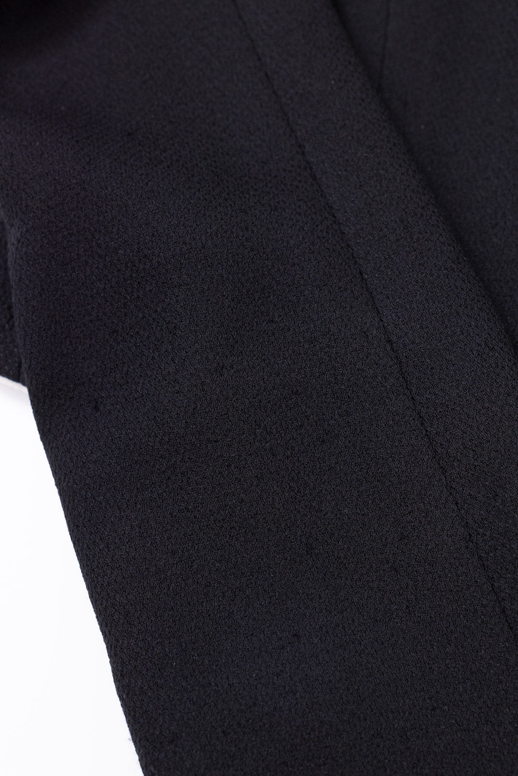 CHANEL Jacket 22C Black White Sailor Collar Silk Crepe 38 シャネル ブラック ホワイト カラー 襟 シルク クレイプ ジャケット