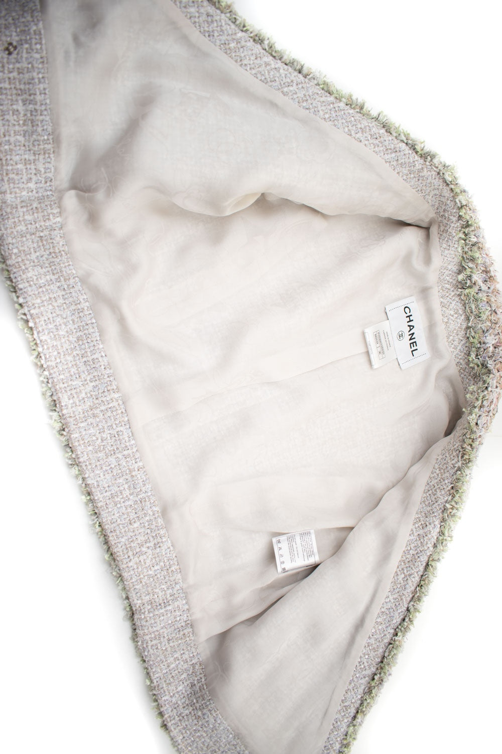 CHANEL 13C multicolor tweed fringe women's jacket / シャネル レディース マルチカラー ツイード フリンジ ジャケット