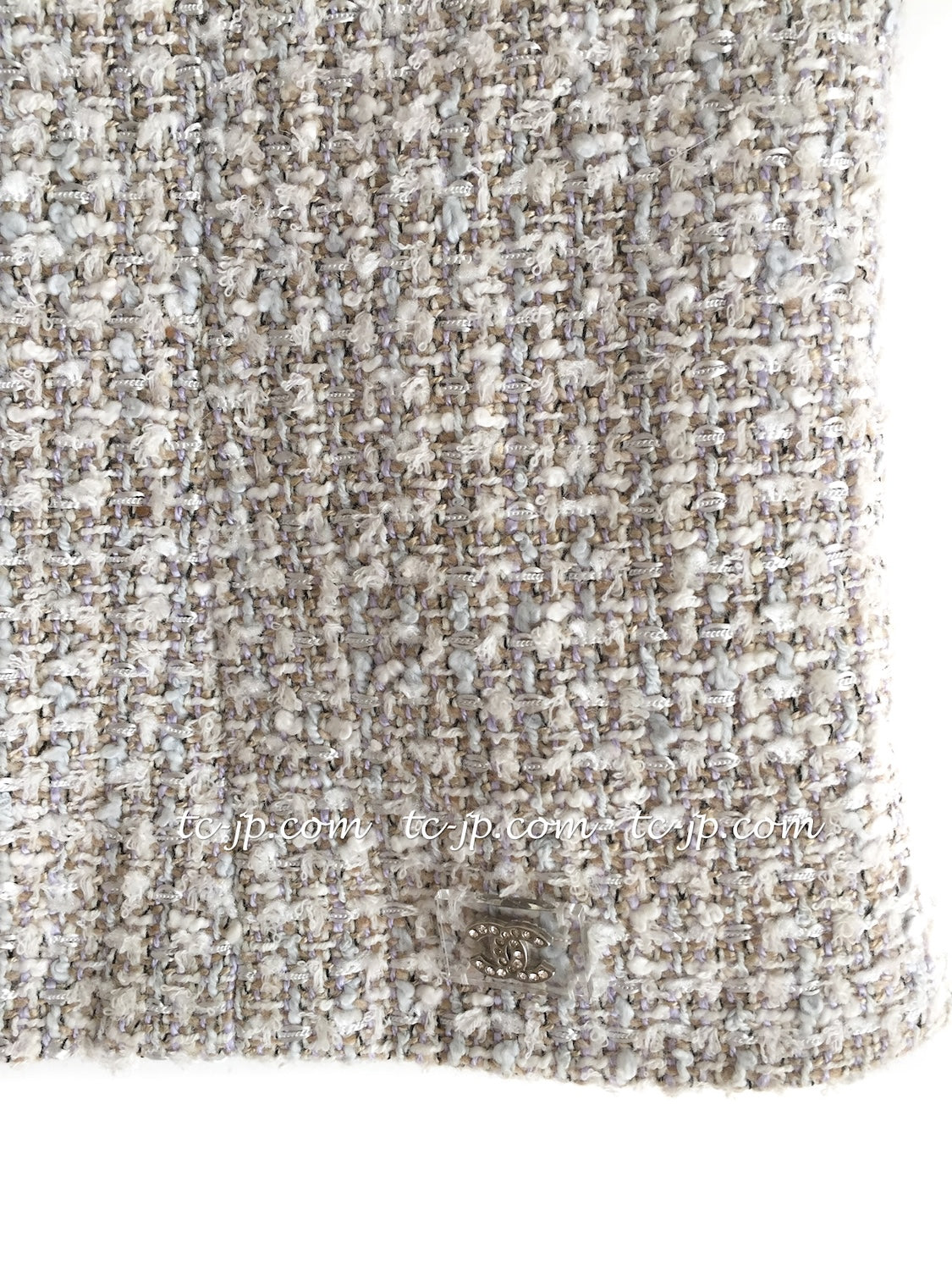 CHANEL 13C multicolor tweed fringe women's jacket / シャネル レディース マルチカラー ツイード フリンジ ジャケット