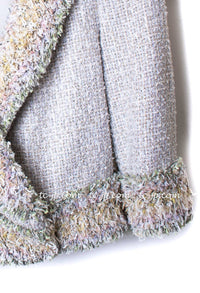 CHANEL 13C multicolor tweed fringe women's jacket / シャネル レディース マルチカラー ツイード フリンジ ジャケット