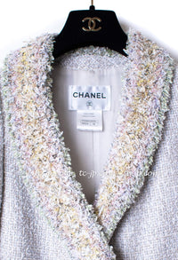 CHANEL 13C multicolor tweed fringe women's jacket / シャネル レディース マルチカラー ツイード フリンジ ジャケット