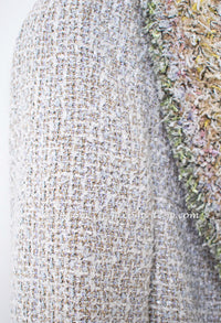 CHANEL 13C multicolor tweed fringe women's jacket / シャネル レディース マルチカラー ツイード フリンジ ジャケット