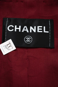 CHANEL Jacket 11A Red Black Gold Metallic Fantasy Tweed 40 シャネル ジャケット レッド ブラック ゴールド メタリック ファンタジー ツイード