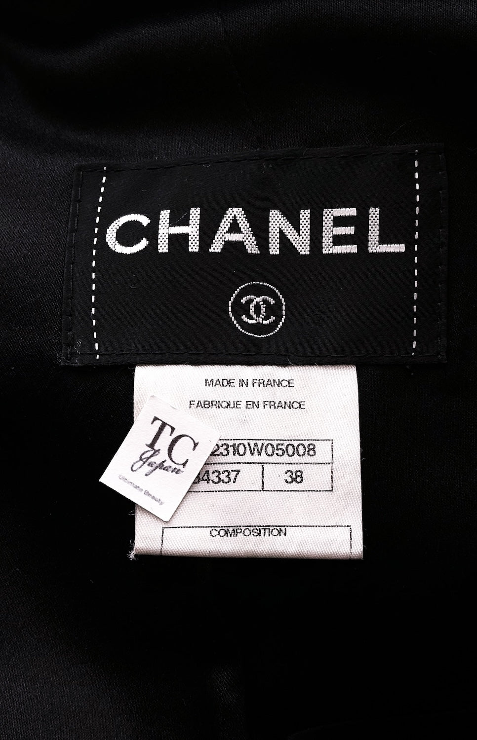 CHANEL 11A Black Gray Wool Hooded Duffle Tweed Coat 36 38 シャネル ブラック グレー ウール ダッフル フード ツイード コート 即発 - TC JAPAN