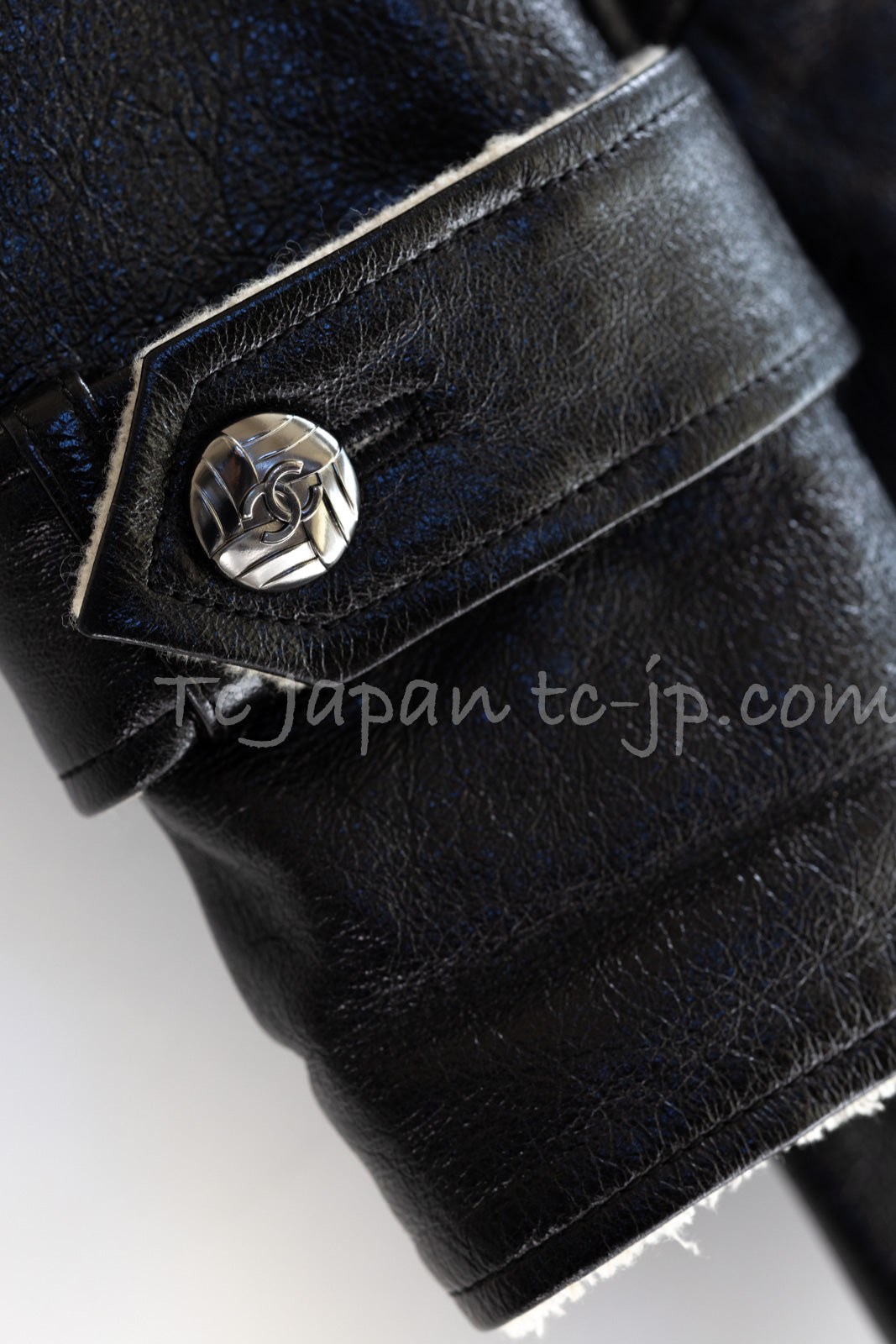 CHANEL 11A Black Matelasse Lambskin Leather Double Coat 36 シャネル ブラック マトラッセ ラムスキン レザー ダブル コート 即発