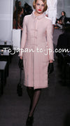 CHANEL 06PF Pale Pink Wool Long Coat 36 シャネル 淡いピンク ウール ロング コート 即発