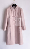 CHANEL 06PF Pale Pink Wool Long Coat 36 シャネル 淡いピンク ウール ロング コート 即発