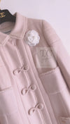 CHANEL 06PF Pale Pink Wool Long Coat 36 シャネル 淡いピンク ウール ロング コート 即発