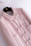 CHANEL 06PF Pale Pink Wool Long Coat 36 シャネル 淡いピンク ウール ロング コート 即発