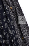 CHANEL 93A Vintage Black Ivory CC Gold Button Cotton Wool Coat 34 シャネル ヴィンテージ ブラック アイボリー ゴールド ココボタン コットン ウール コート 即発