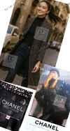 CHANEL 93A Vintage Black Ivory CC Gold Button Cotton Wool Coat 34 シャネル ヴィンテージ ブラック アイボリー ゴールド ココボタン コットン ウール コート 即発