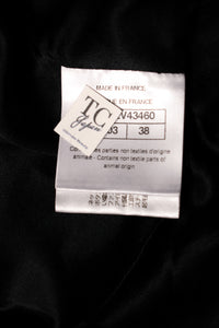 CHANEL 17A Red Black Double Wool Tweed Coat 36 シャネル レッド ブラック ダブル ウール ツイード コート 即発