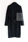 CHANEL 19PF Black Dark Navy Metallic Gripox Buttons Tweed Coat 38 40 シャネル ブラック ダークネイビー メタリック グリポワ 宝石 ボタン ツイード コート 即発