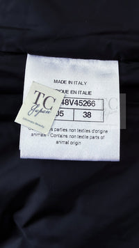 CHANEL 18N COCO Neige Black Puffer Jacket Camel Hair COCO Patch Coat 38 シャネル ココ ネージュ シャネル ブラック ブルゾン 中綿 キルティング ジャケット コート 即発