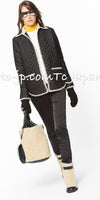 CHANEL 18N COCO Neige Black Puffer Jacket Camel Hair COCO Patch Coat 34 36 38 シャネル ココ ネージュ シャネル ブラック ブルゾン 中綿 キルティング ジャケット コート 即発