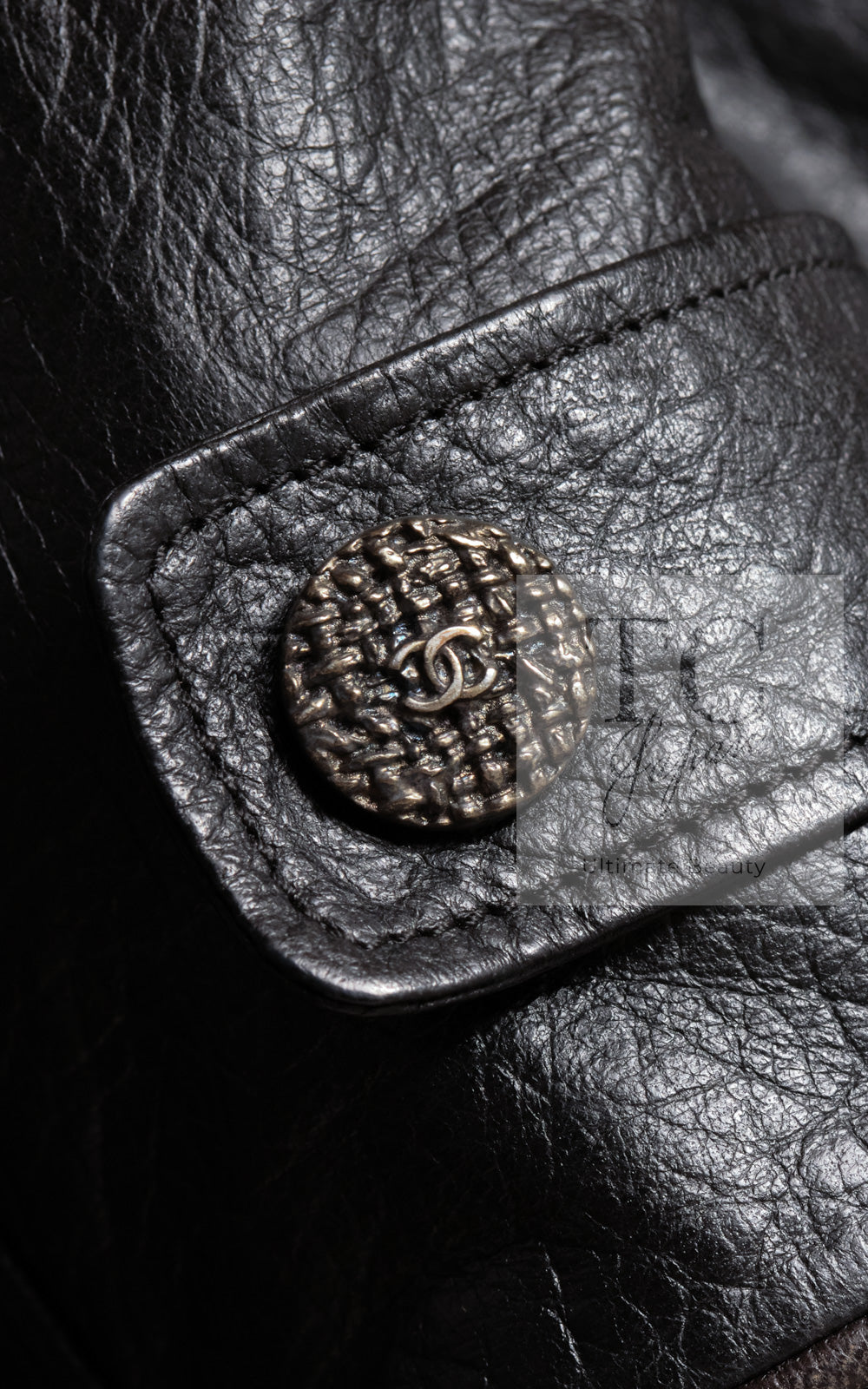 CHANEL 12A Black Motorcycle Lambskin Leather Jacket Coat 38 40 シャネル ブラック モーターサイクル ラムスキン レザー ジャケット コート 即発