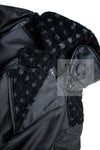 CHANEL 12A Black Motorcycle Lambskin Leather Jacket Coat 38 40 シャネル ブラック モーターサイクル ラムスキン レザー ジャケット コート 即発