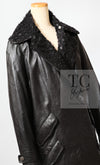 CHANEL 12A Black Motorcycle Lambskin Leather Jacket Coat 38 40 シャネル ブラック モーターサイクル ラムスキン レザー ジャケット コート 即発