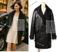 CHANEL 12A Black Motorcycle Lambskin Leather Jacket Coat 38 40 シャネル ブラック モーターサイクル ラムスキン レザー ジャケット コート 即発