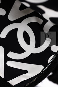 CHANEL 21B Black Wool Alpaca Blouson Duffel Jacket Coat 34 36 38 40 シャネル ブラック ウール アルパカ ブルゾン ダッフル ジャケット コート 即発