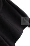 CHANEL 21B Black Wool Alpaca Blouson Duffel Jacket Coat 34 36 38 40 シャネル ブラック ウール アルパカ ブルゾン ダッフル ジャケット コート 即発