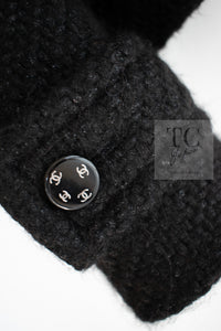 CHANEL 21B Black Wool Alpaca Blouson Duffel Jacket Coat 34 36 38 40 シャネル ブラック ウール アルパカ ブルゾン ダッフル ジャケット コート 即発