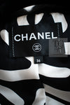 CHANEL 21B Black Wool Alpaca Blouson Duffel Jacket Coat 34 36 38 40 シャネル ブラック ウール アルパカ ブルゾン ダッフル ジャケット コート 即発