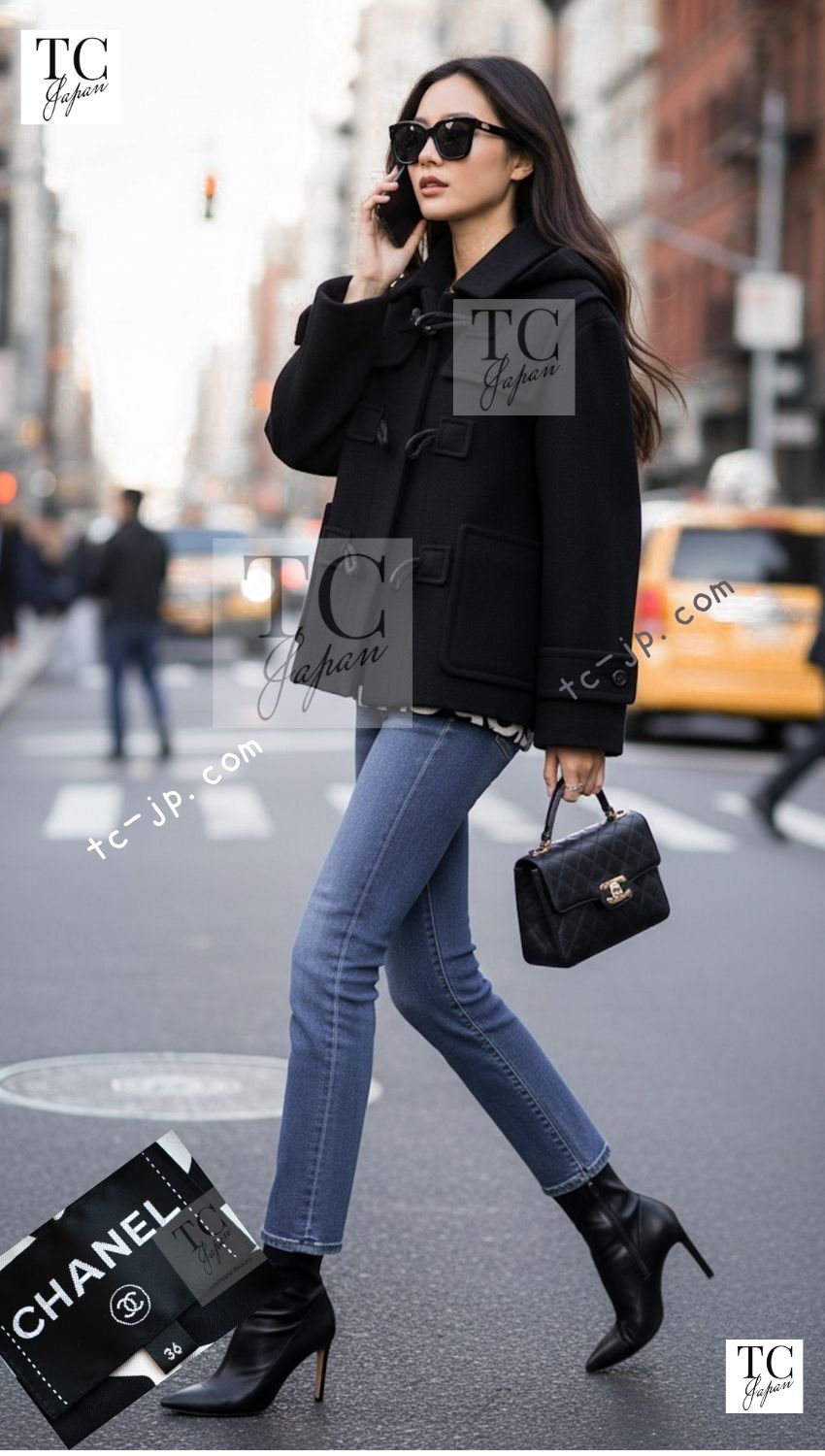 シャネル コート ジャケット シャネル コート CHANEL ヴィンテージ オレンジレッド ジャケット ココ