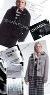 CHANEL 21B Black Wool Alpaca Blouson Duffel Jacket Coat 34 36 38 40 シャネル ブラック ウール アルパカ ブルゾン ダッフル ジャケット コート 即発