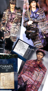 CHANEL 93A Vintage Green Multicolor Gold Buttons Wool Tweed Coat 40 42 シャネル ヴィンテージ グリーン マルチカラー ゴールド ボタン ウール ツイード コート 即発